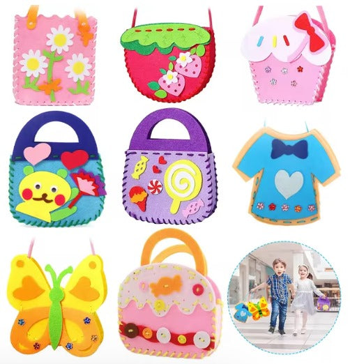 Baker Ross Kit cucito cuscini con unicorni per babini (confezione da 2 Baker Ross Kit cucito cuscini con unicorni per babini (confezione da 2